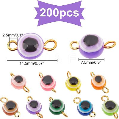 Resin Beads Link Connectors RESI-NB0001-69-1