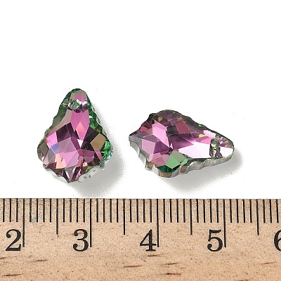 AB Color Plated Electroplate Glass Pendants EGLA-O003-06C-13-1
