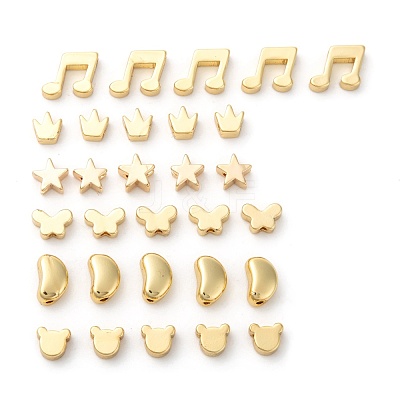 Brass Spacer Beads Set KK-X0093-08-1