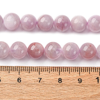 Natural Kunzite Beads Strands G-H313-01B-8mm-1