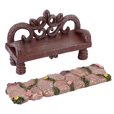 Resin Mini Chairs AJEW-WH0258-181-1