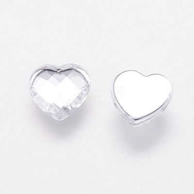 Taiwan Acrylic Rhinestone Cabochons X-ACRT-G022-6mm-02-1