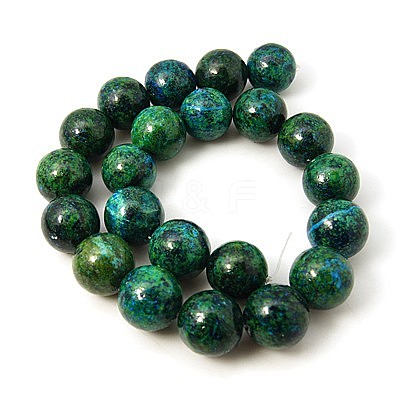 Synthetic Chrysocolla Beads Strands X-G-L529-B01-4mm-1