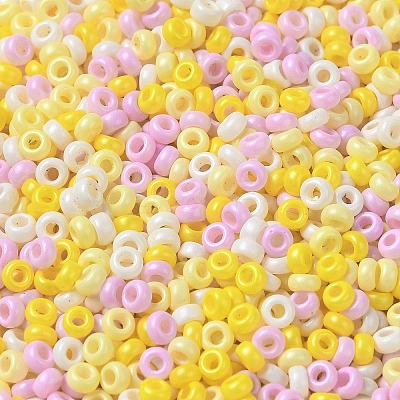 Baking Paint Glass Seed Beads SEED-P006-03A-14-1