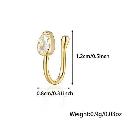 S925 Silver Flower Butterfly Rabbit Star Nose Clip Fashion Jewelry MA2524-19-1