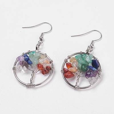 Chakra Jewelry EJEW-JE02758-1