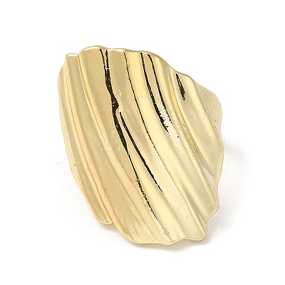 Brass Open Cuff Rings RJEW-Q778-08G-1