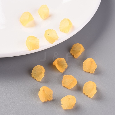 Frosted Acrylic Bead Caps MACR-S371-10A-719-1