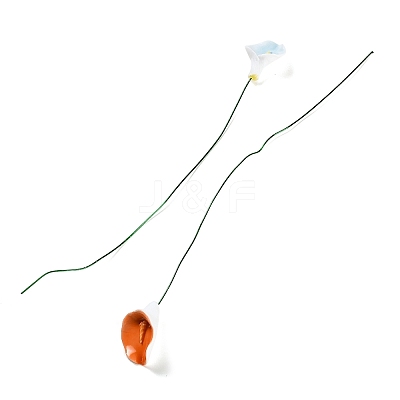 Ceramic Calla Lily Flower Stems with Iron Stem PR-CBAD4A8-02-1