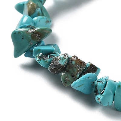 Synthetic Turquoise Beads Strands G-D283-3x5-10-01-1
