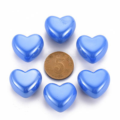 Opaque Acrylic European Beads MACR-S372-03B-86-1