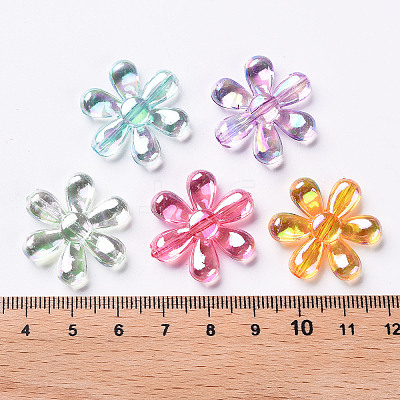 Transparent Acrylic Beads X-TACR-S154-35C-1