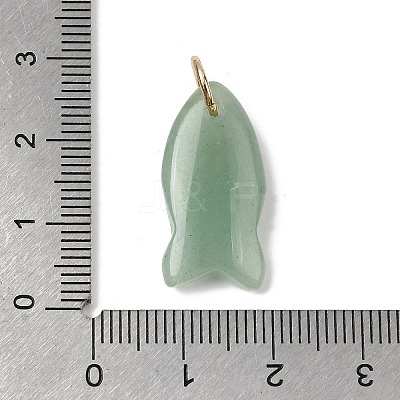 Natural Green Aventurine Pendants G-A297-01G-07-1