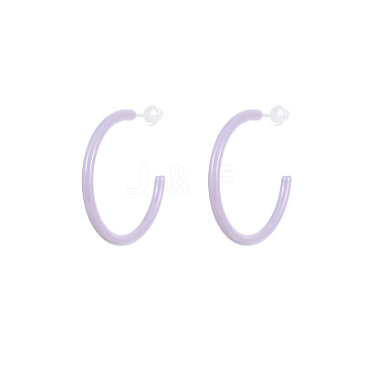 Porcelain Hoop Earrings for Women RI5638-1-1