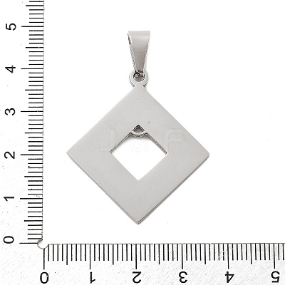304 Stainless Steel Pendants STAS-F313-06P-1