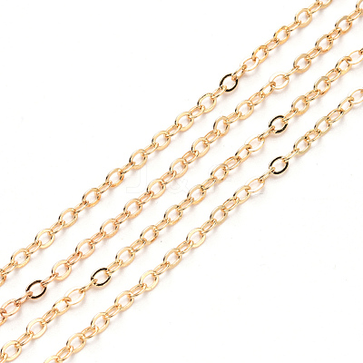 3.28 Feet Brass Cable Chains X-CHC-T008-06A-KC-1