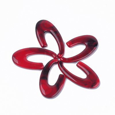 Acrylic Beads OACR-T008-04I-1