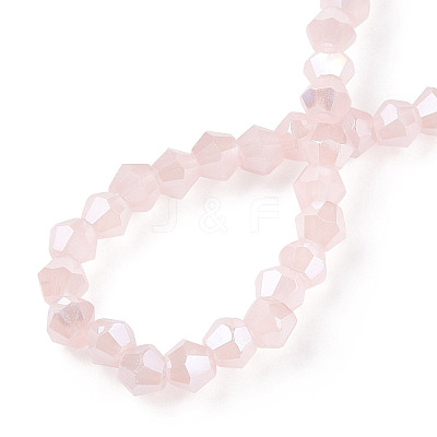 Imitation Jade Electroplate Glass Beads Strands EGLA-A039-J2mm-A07-1