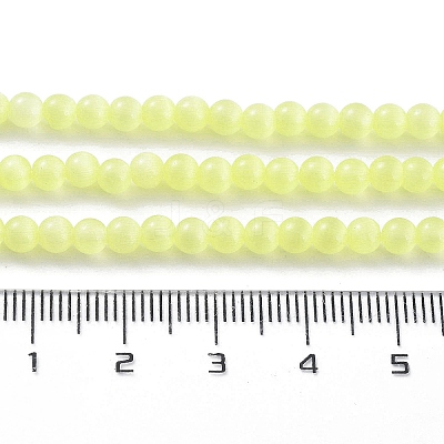 Cat Eye Beads Strands CE-F022-4mm-11-1