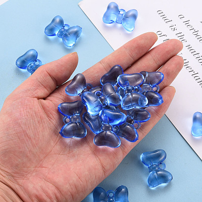 Transparent Acrylic Pendants TACR-T024-02BB-940-1