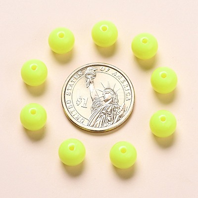Fluorescent Acrylic Beads MACR-R517-10mm-01-1