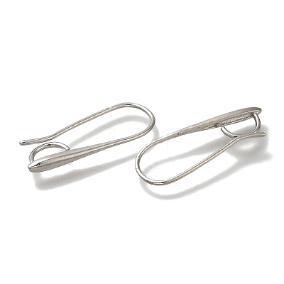 Brass Earring Hooks KK-H502-11P-1