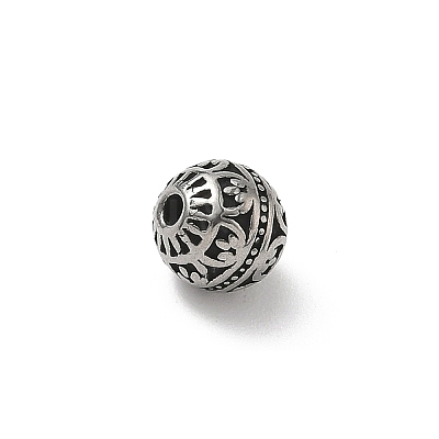 304 Stainless Steel Beads STAS-H238-08A-AS-1