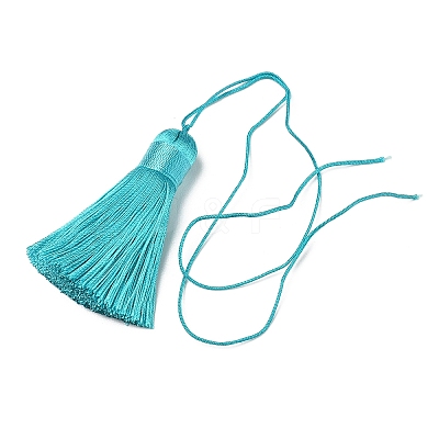 Polyester Tassel Big Pendants HJEW-K030-A-13-1