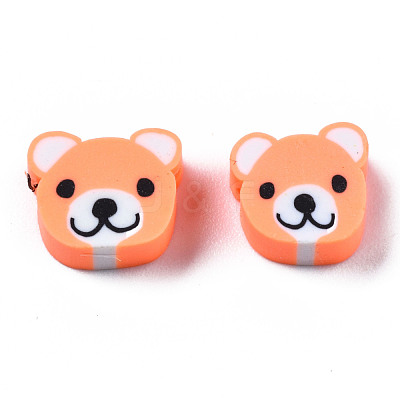 Handmade Polymer Clay Beads CLAY-S096-004B-1