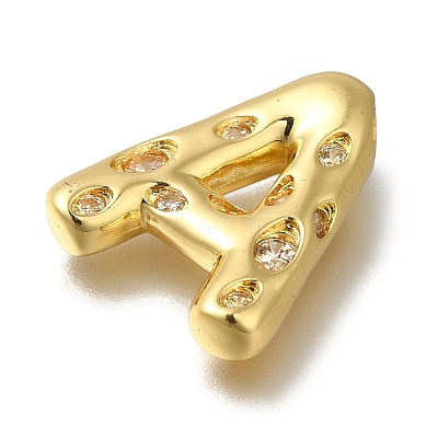 Brass with Cubic Zirconia Pendants KK-Q818-03A-G-1