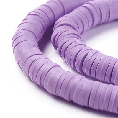 Handmade Polymer Clay Beads X-CLAY-R067-6.0mm-01-1