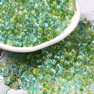 Transparent Glass Round Seed Beads SEED-B001-05A-10-1