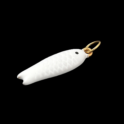 304 Stainless Steel Enamel Pendants STAS-A131-02D-G-1