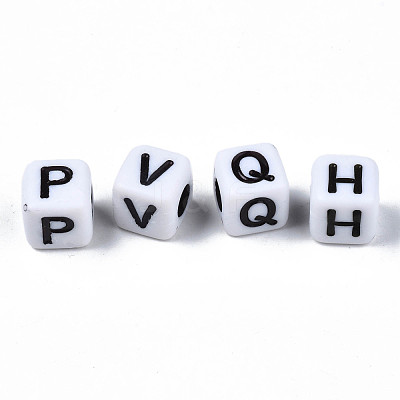 Opaque Acrylic Beads SACR-S273-35E-01-1