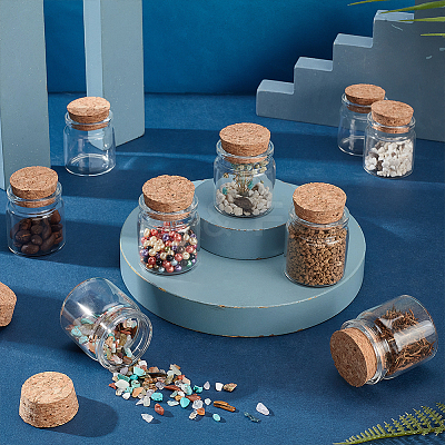 Glass Cork Bottles Ornament DIY-WH0430-987A-1