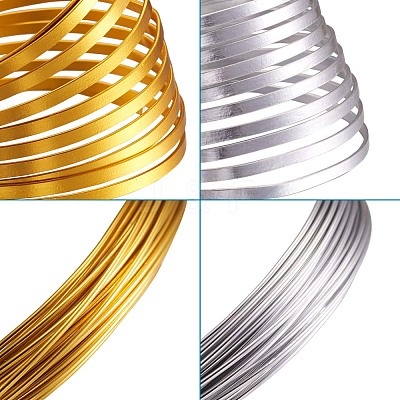 Flat & Round Aluminum Craft Wire AW-TA0001-02-1
