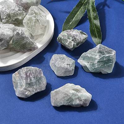 Rough Raw Natural Fluorite Beads G-F710-18-1