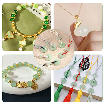 2 Sets 2 Styles Alloy & Glass Charms FIND-AR0006-17-1