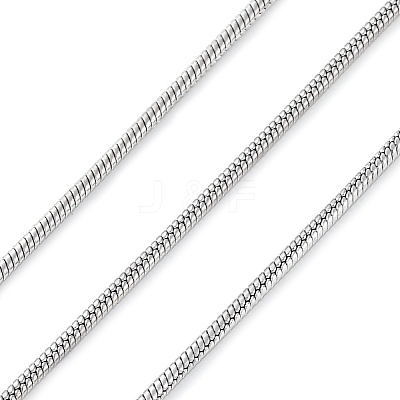 304 Stainless Steel Round Snake Chains CHS-M009-01P-03-1