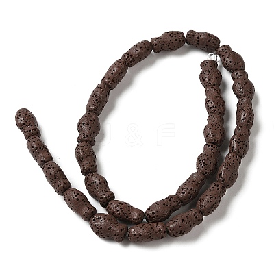 Natural Lava Rock Beads Strands G-U007-01K-1