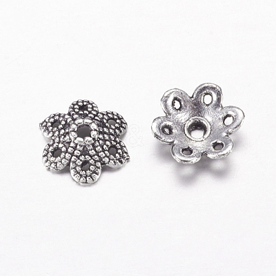 Tibetan Style Alloy Bead Caps LF8947Y-1