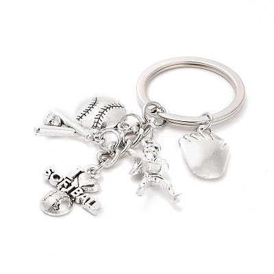 Zinc Alloy Keychains KEYC-I118-01ASP-01-1