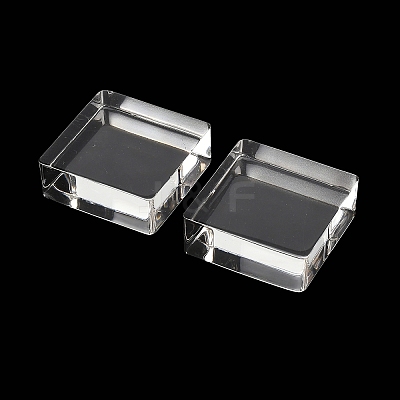 Square Transparent Acrylic Jewelry Display Pedestals ODIS-XCP0001-37-1