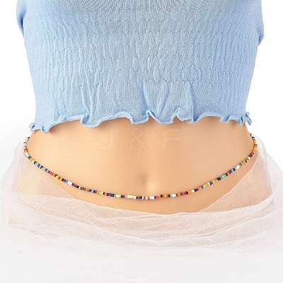 Summer Jewelry Waist Bead NJEW-C00007-04-1