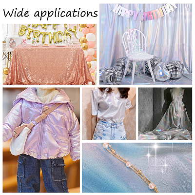 Symphony Laser Polyester Fabric DIY-WH0401-67A-1