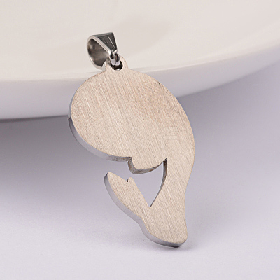 Tarnish Resistant 304 Stainless Steel Pendants STAS-K162-089P-1