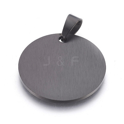 304 Stainless Steel Stamping Blank Tag Pendants STAS-L218-03B-1