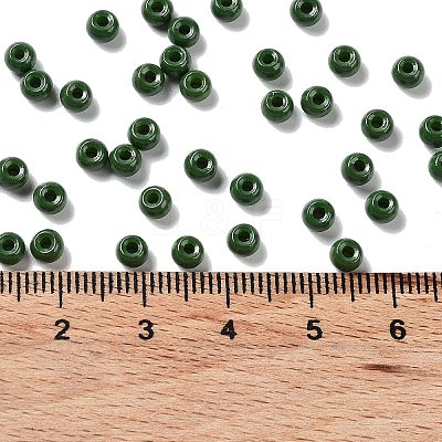 Baking Paint Glass Seed Beads SEED-H002-I-A520-1