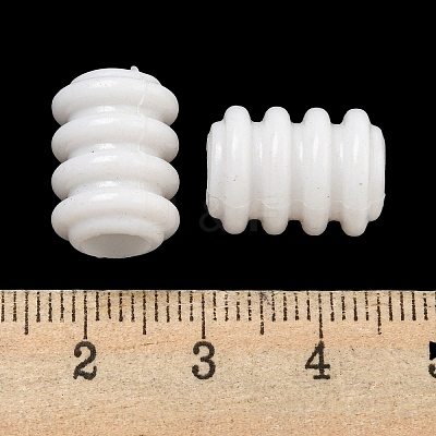 Opaque Acrylic European Beads SACR-L007-008C-1