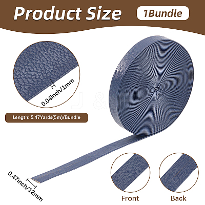 PU Leather Ribbons DIY-WH20011-93D-09-1